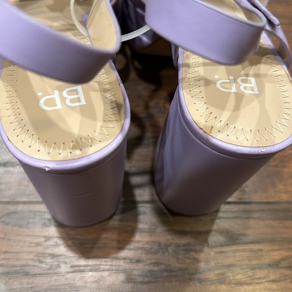 NEW! BP Purple Amaya Fisherman Platform Sandals - Size 10 - Picture 9 of 16